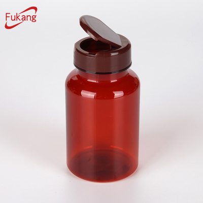 150cc pill container with flip top lid,clear pill bottle child proof,medical container