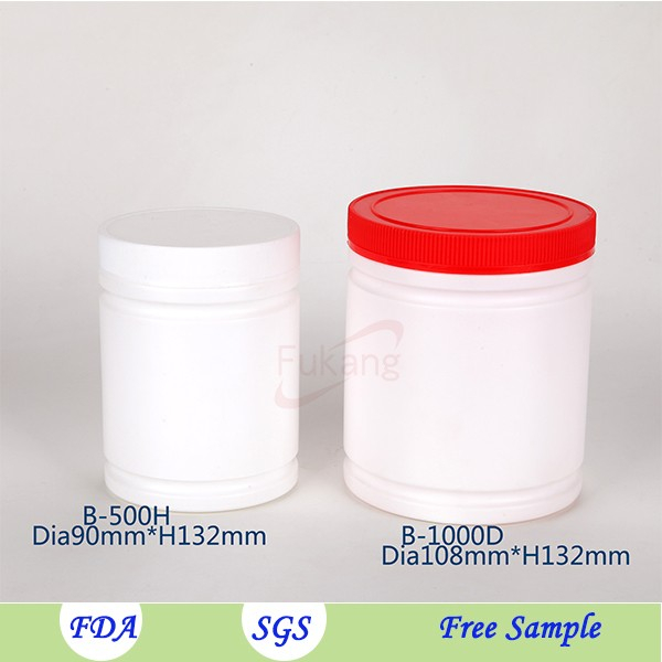 Hdpe Protein Jar Empty Plastic Protein Powder Container Plastic