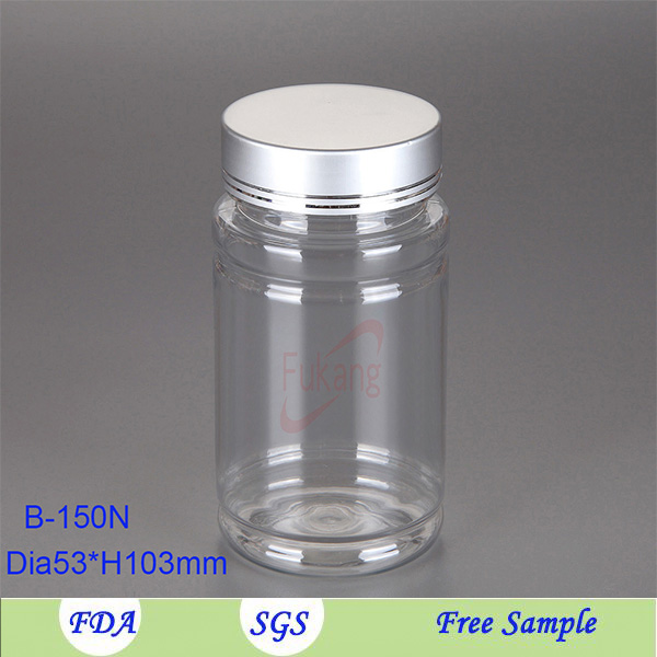 50oz 150cc PET plastic bottle pharmaceutical capsule frasco empty 150ml drug medicine round bottle