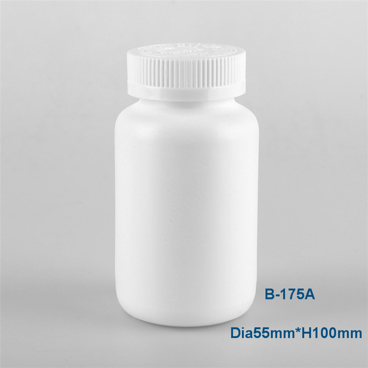 Wholesale 150cc Diet Supplements Round HDPE Label Bottle,Green Tea Extract Capsules Plastic Pill Tablets White Bottle