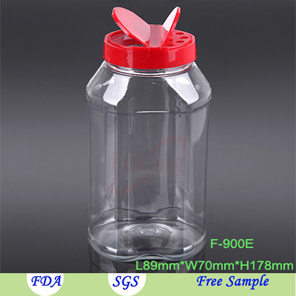 900ML 500ML 300ML Spice jar salt shaker spice cellar condiment cruet flavoring jar seasoning powder jar