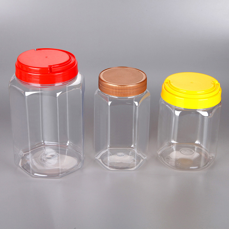 Good Quality Cheap Custom Food Storage Plastic Jar With Screw Top