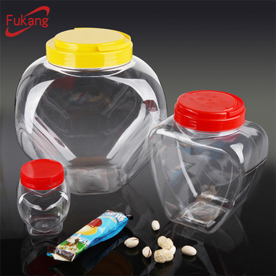 5000ml clear food grade PET plastic gift toy candy jar with cap,5 L pet plastic bottle made in China supplier