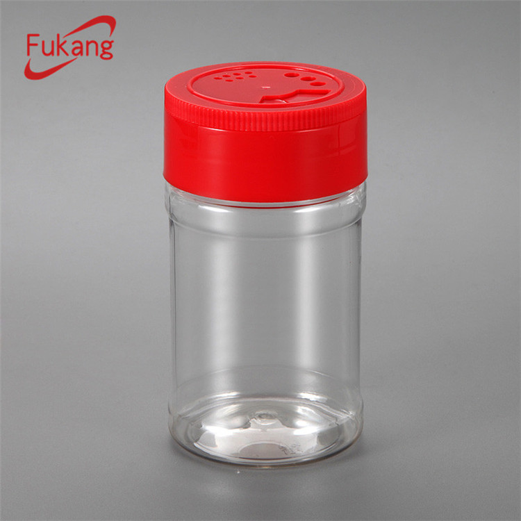 food grade plastic salt shaker bottle, unique shape plastic spice shaker bottles,new design plastic unique shape salt jar