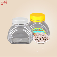 300ml Wholesale High Quality Cookie Tamper Proof Cap small empty packaging storage food grade sweet candy plastic jars