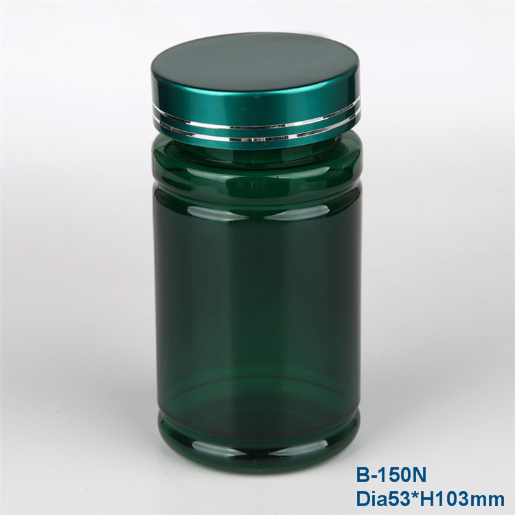 Round 150cc PET Medicine Pill Bottle, pharmaceutical plastic bottle empty for sale