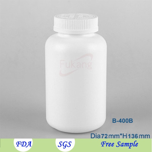Pharmaceutical PE Plastic Drug Pill Bottle With Child Safety Cap
