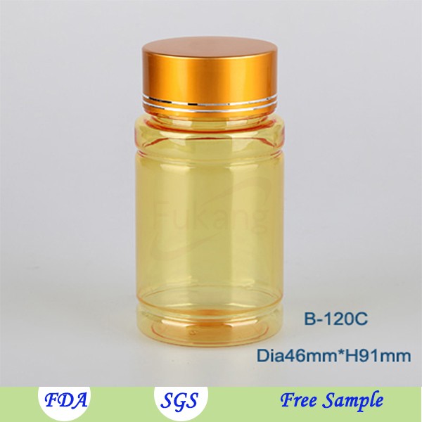 botella pet frasco de plastico transparente con tapa de plastico para la pildora