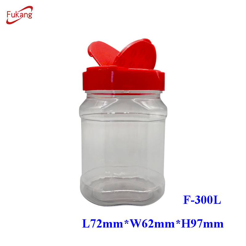 Custom plastic spice bottle container spice jars wholesale