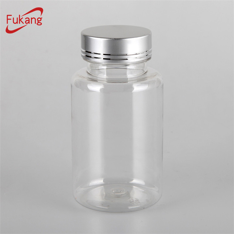 275ml brown color PET plastic fish oil capsules bottle,OEM color PET plastic sport medicine container