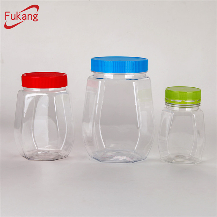 China Wholesale 40oz large plastic candy bottle clear empty plastic bottle for sweets plastic food storage bottle making factory
