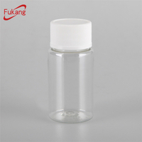 50ml circular health product plastic bottle