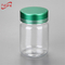 50ml Supplement PET Amber Container,Medicine Pills Brown Plastic Bottles With Golden Aluminum Cap For Healthy