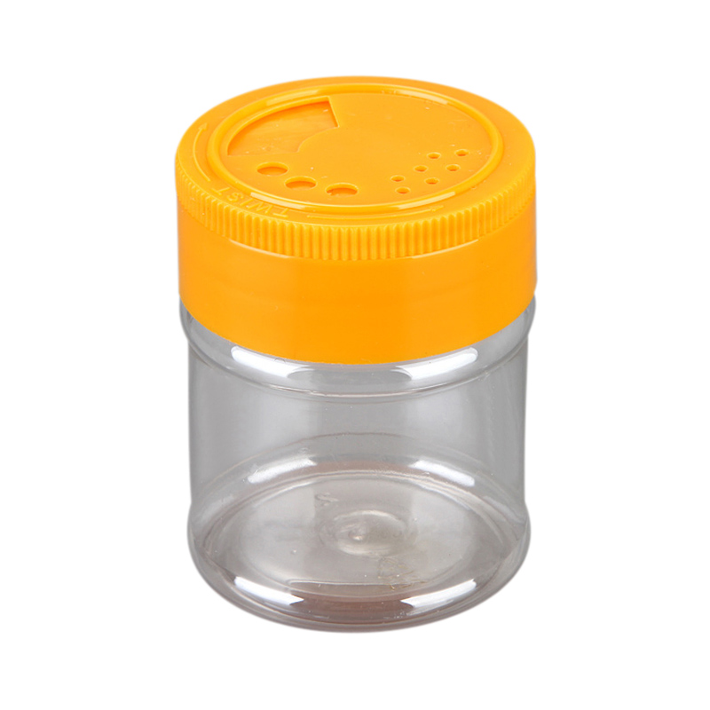 plastic spice jar with shaker lids