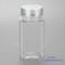 150ml Square clear pill bottles with silver cap / plastic PET bottle for pill