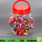 Free sample 5 liter big heart shape pet clear plastic jar for candy, tea, nuts, chocolate,plastic jar