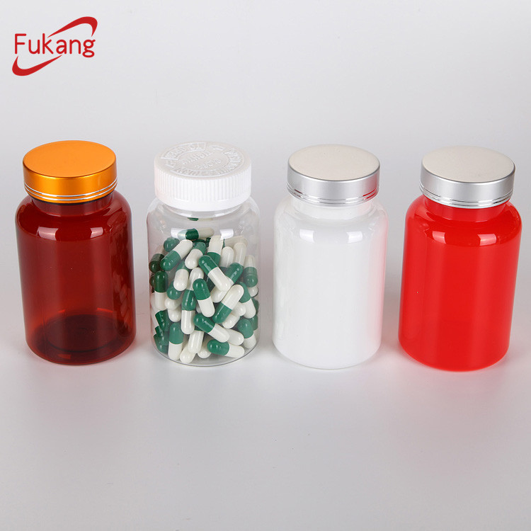 Vitamin & Dietary Supplement Packaging Plastic Bottle, 225CC white Plastic pharmaceutical Bottle