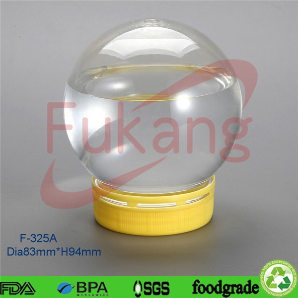 wholesale plastic containers 920ml 325ml clear pet plastic ball jar