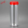 Transparent Tall PET Packaging Jars With Handle Cap