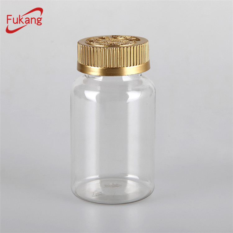 150cc pill container with flip top lid,clear pill bottle child proof,medical container