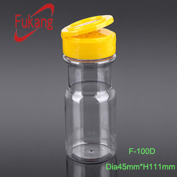 ODM/OEM cheap custom plastic spice grinder bottle