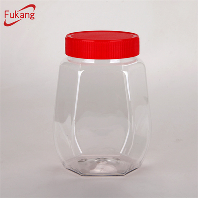 Big Clear PET Plastic Food Dry Fruit Candy Jar