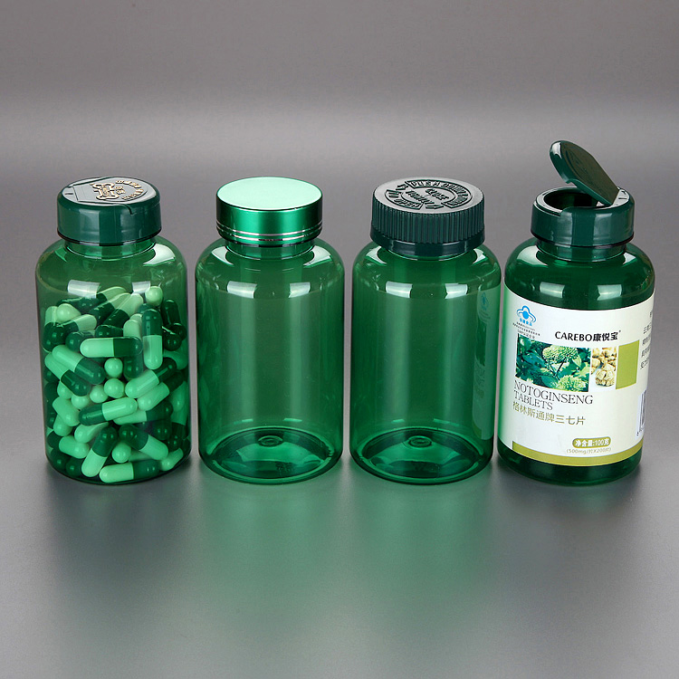 200cc Amber Plastic Bottle with Child Resistant Caps medicine bottle,pharmaceutical bottle,medical packaging bottle