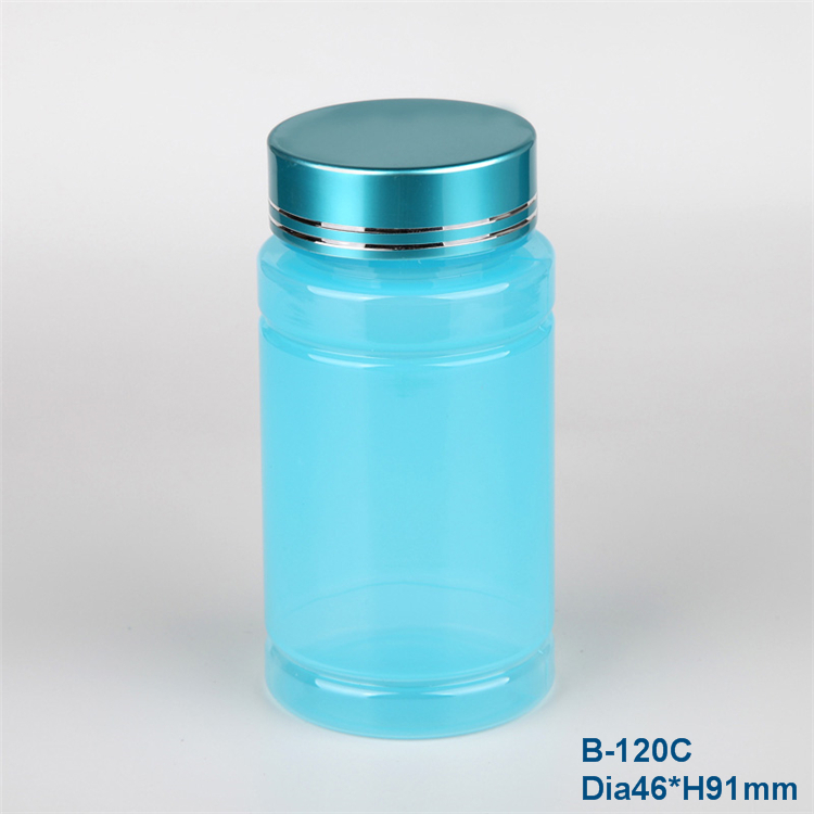 120ml circular food grade health product plastic bottle