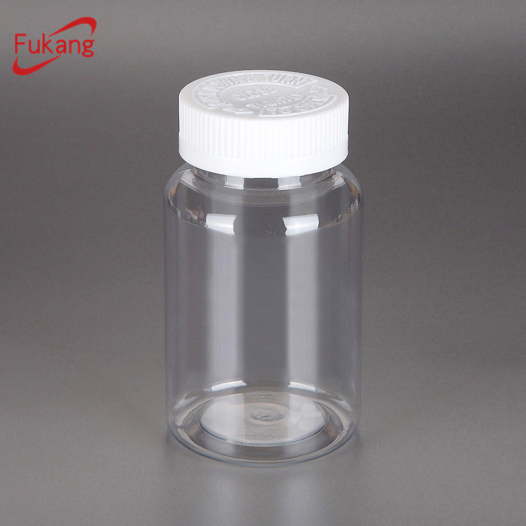 250ml circular health product plastic bottle