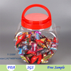 1500cc 50oz cute heart shape pet clear plastic jar for toy candy, tea, nuts, chocolate
