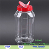 100~1100cc flip top cap and sift cap plastic spice shaker bottle with kitchen for plastic spice jars