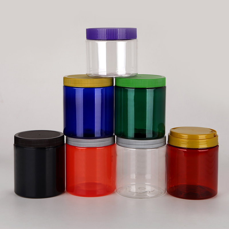 China Wholesaler Food Grade Colorful Plastic Jar