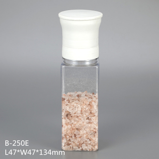 Wholesale bottle Plastic Spice Pepper Grinder / Salt And Pepper Mill