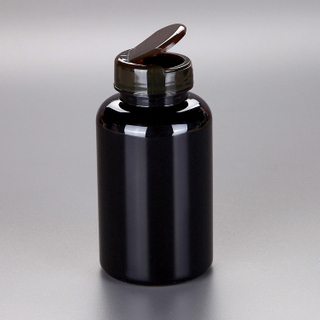 wholesale 200ml~250ml biodegradable bpa free,frosted, green, amber custom packaging pill pet plastic bottle