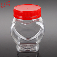200ml heart-shaped food plastic bottle
