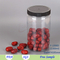 1300ml plastic manufacturer jam jar food grade,round big PET clear food jar 44oz