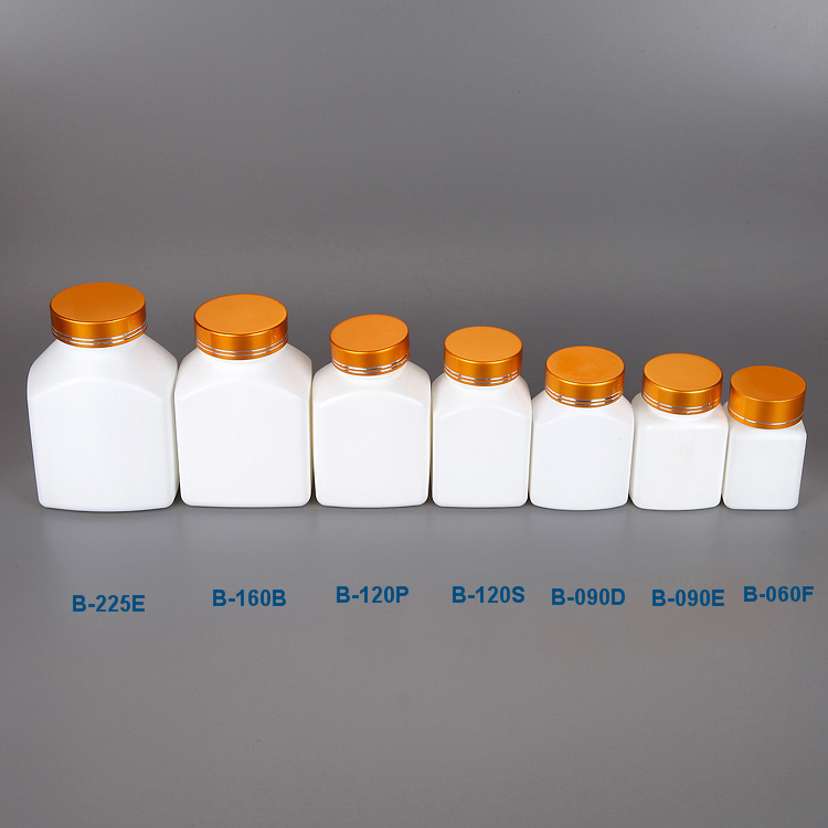  90ml pharmaceutical HDPE plastic empty pill bottles