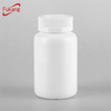 225cc round white HDPE plastic pill bottle with PP screw top cap and aluminum foil sealing gasket