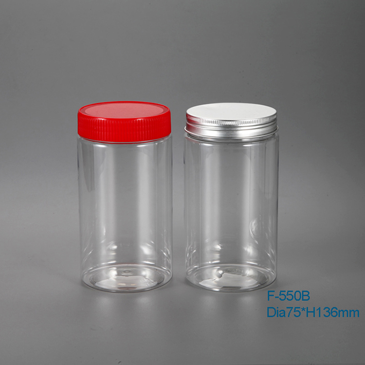 10 oz Wide Mouth PET Food Jar with Screw Cap, Small Food Grade Plastic Bottle with Lid