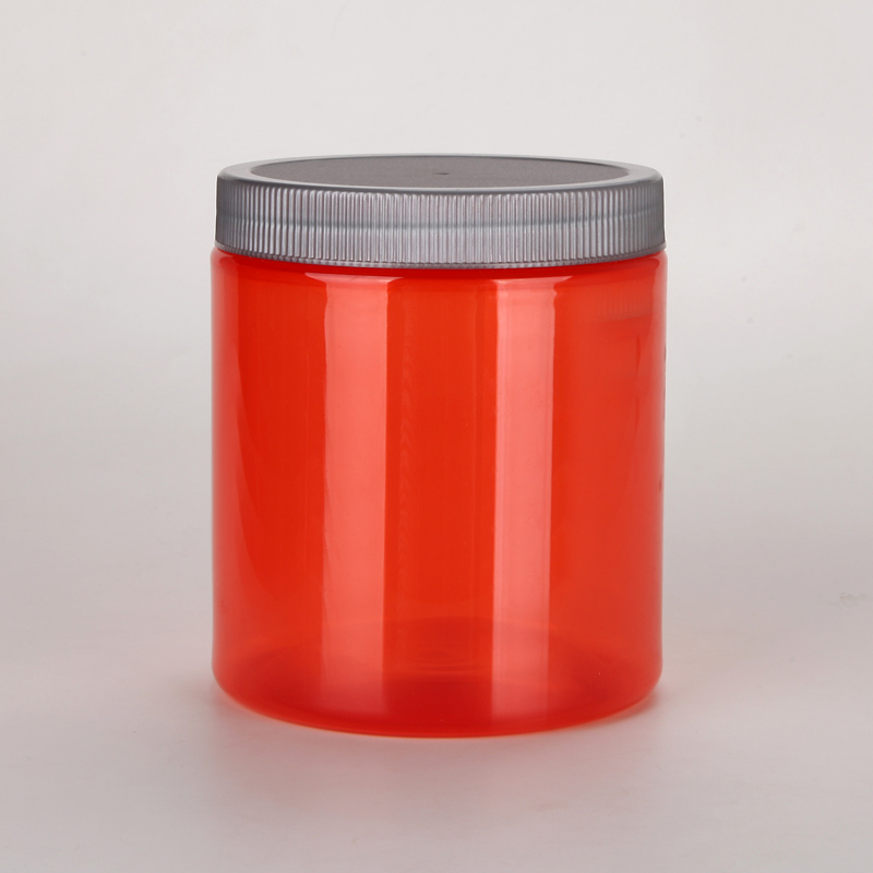 650ml Food Packaging Cookie Jar Plastic Bottle