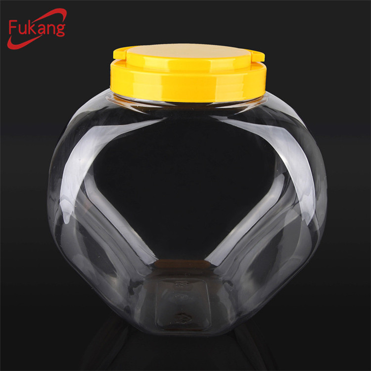 1.5 Litre Bulk Plastic Jars with Handles for Food Heart Shape, heart shaped candy containers,heart shaped plastic bottles