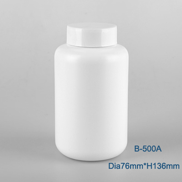 500ml PE white plastic bottles with screw lid,small plastic bottles with lids,plastic bottles with pop up lids