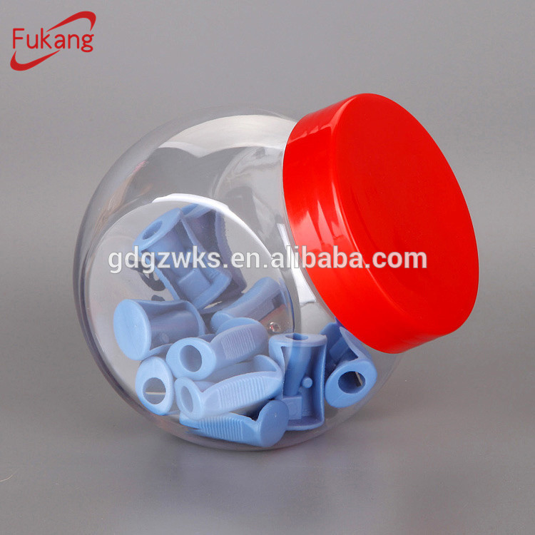 10oz PET Ball Shape Plastic Candy Jar