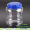 large 2500ml plastic toy candy container with handle lid,round PET cheap candy containers 2.5L