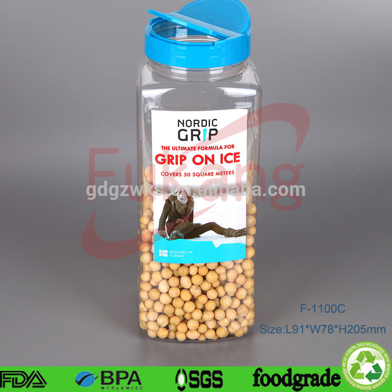 Spice lid Clear 1100ml PET Jar