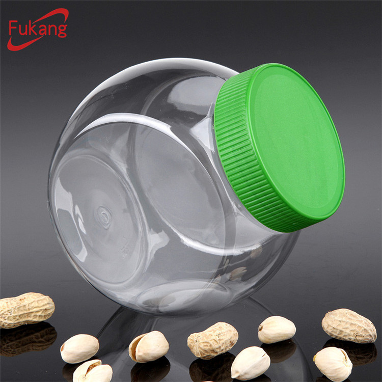 PET jar for cookie jelly toy food jam packing plastic emty food grade candy jar