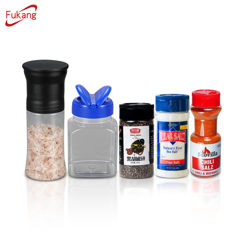 Wholesale custom size plastic salt and pepper grinder set