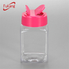 70cc clear small plastic bottle for salt / round PET jar with twist cap / spice powder bottle with toothpick lid
