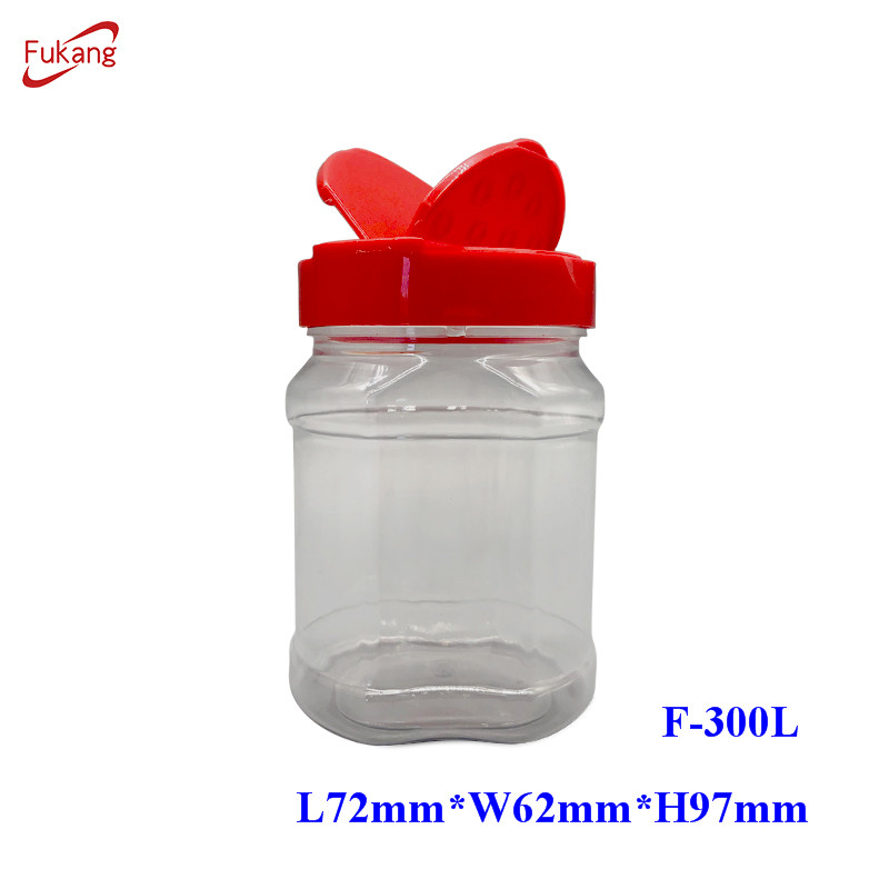 Wholesale 500 Gram Spice Pet Jar High Quality 15 Oz Plastic Spice Jars Container