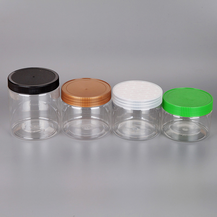 ODM/OEM custom made round plastic bottle food plastic PET Jar